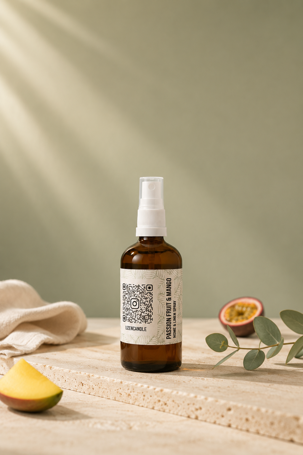 LiZen Home & Linen Spray - Passion fruit & Mango