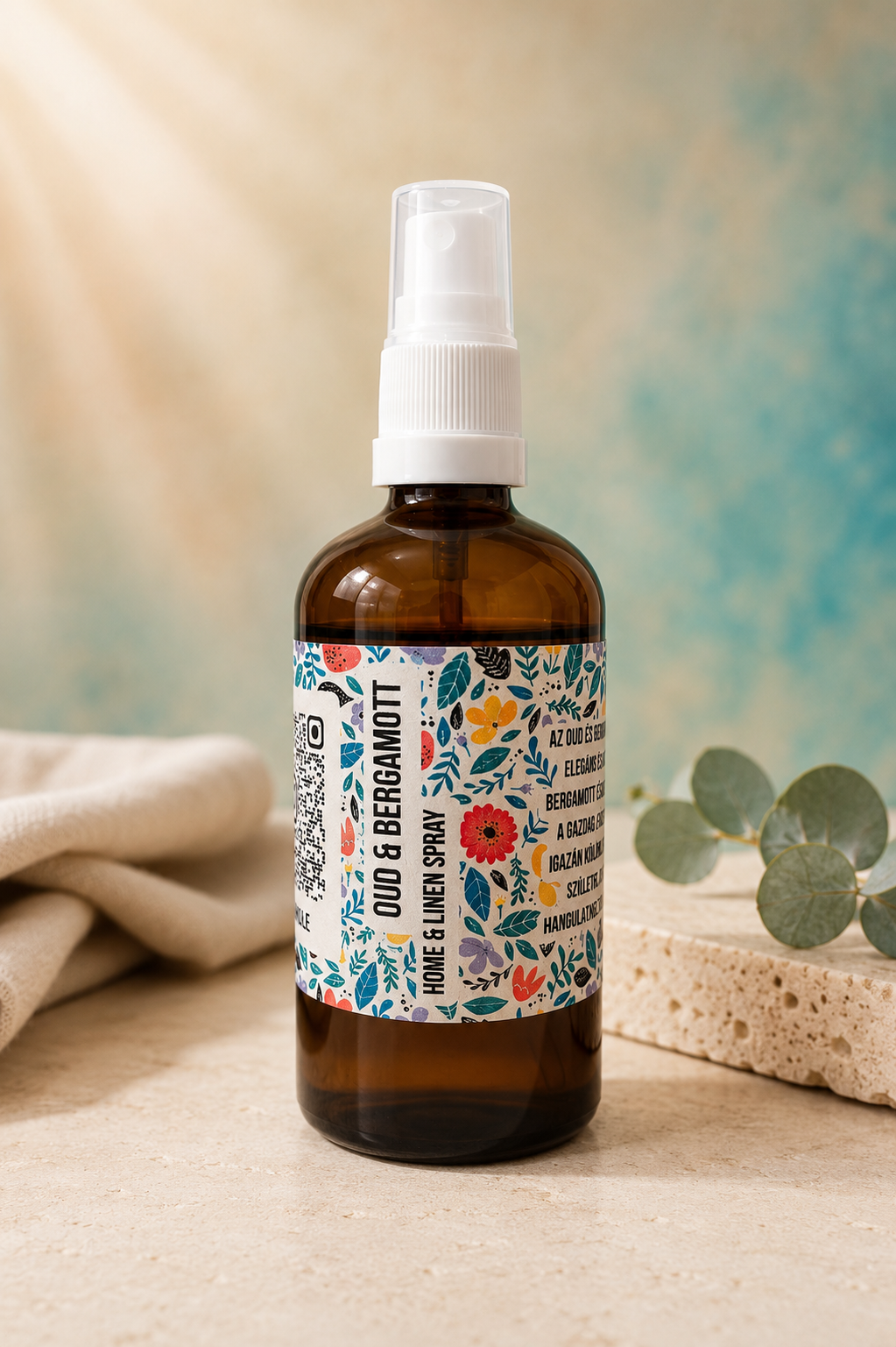 LiZen Home & Linen Spray - Oud & Bergamott